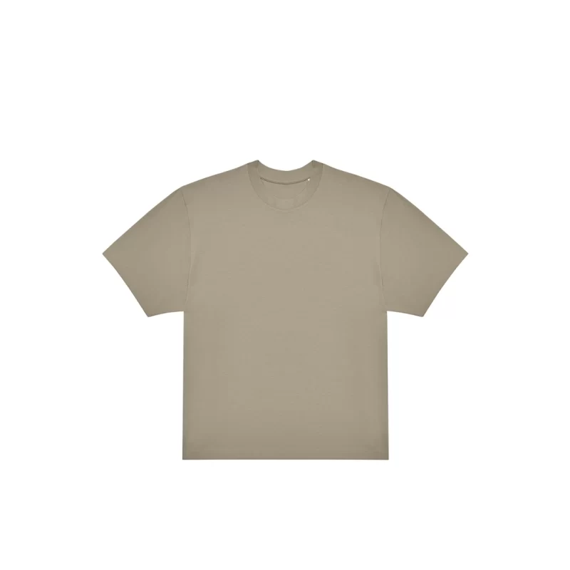 polera oversize B&C E220 de algodón sostenible, ideal para impresión y bordado personalizado en Chile