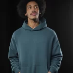 Polerón oversize premium B&C Influence Hoodie de 350 g/m², ideal para impresión DTG de alta calidad en Chile