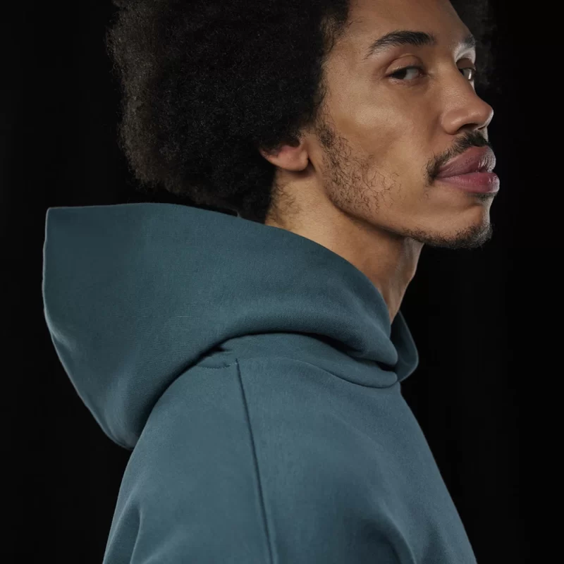 Polerón oversize premium B&C Influence Hoodie de 350 g/m², ideal para impresión DTG de alta calidad en Chile